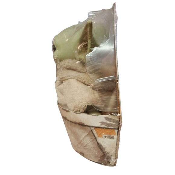 Star Wars Mandalorian The Child Baby Yoda Grogu 11 in Figure Plush Toy Green - Picture 7 of 10